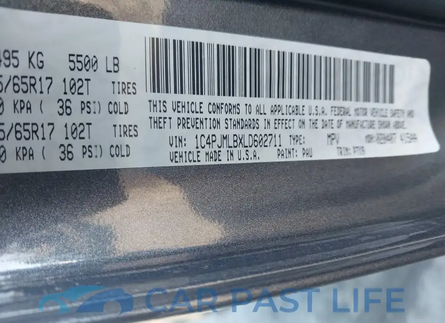 1C4PJMLBXLD602711# 9
