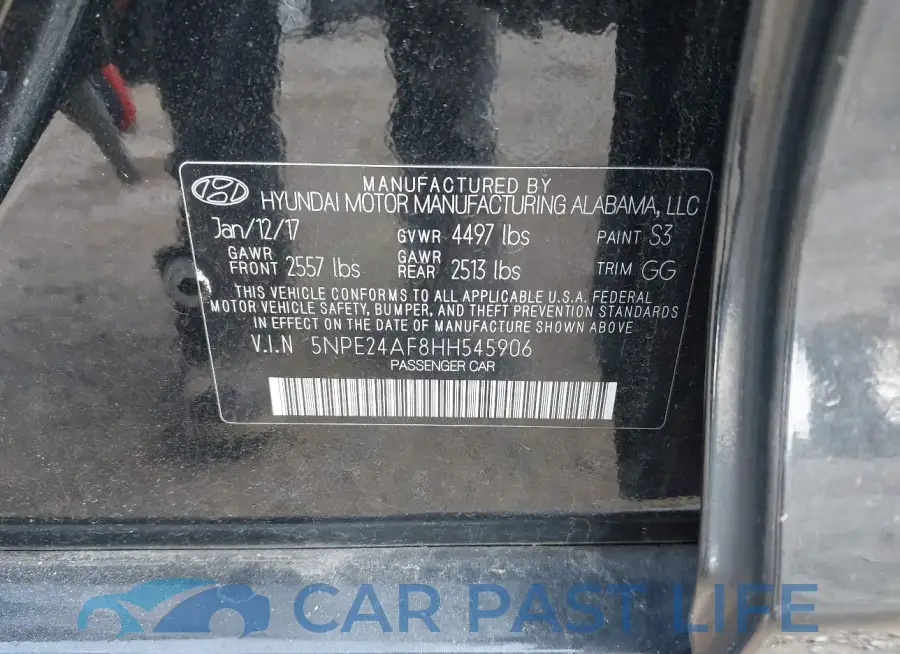 5NPE24AF8HH545906# 9