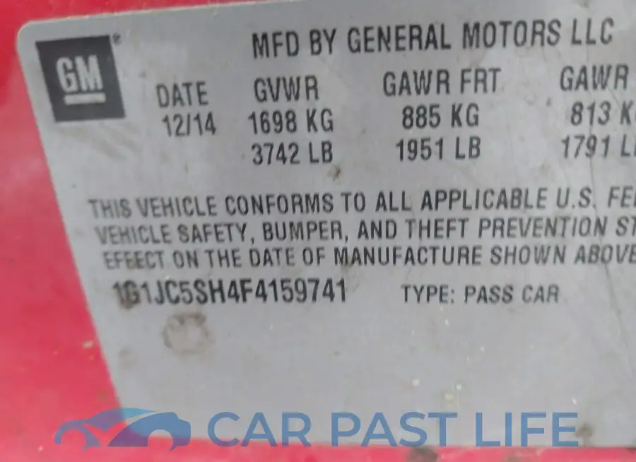 1G1JC5SH4F4159741# 9