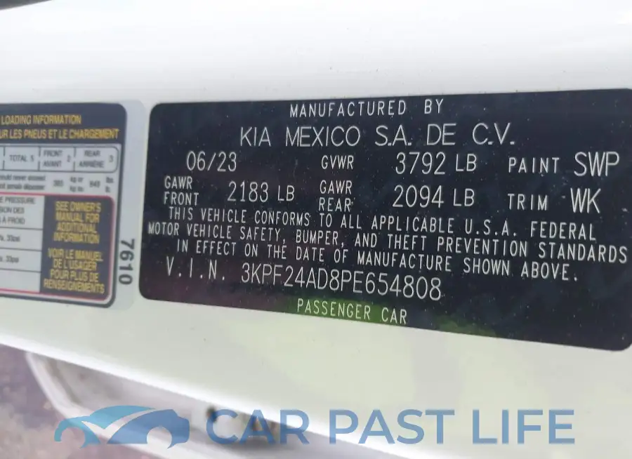 3KPF24AD8PE654808# 9