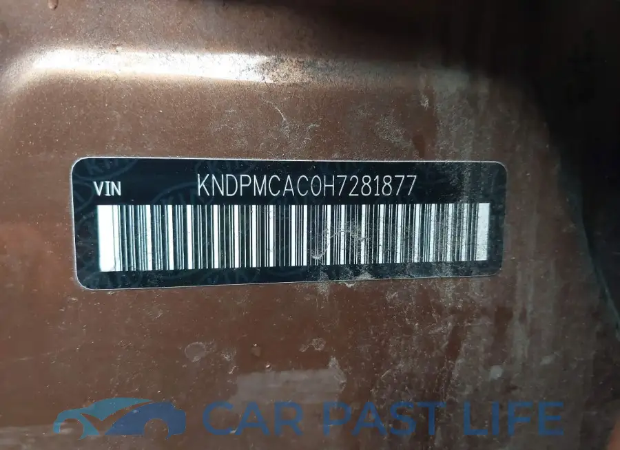 KNDPMCAC0H7281877# 9