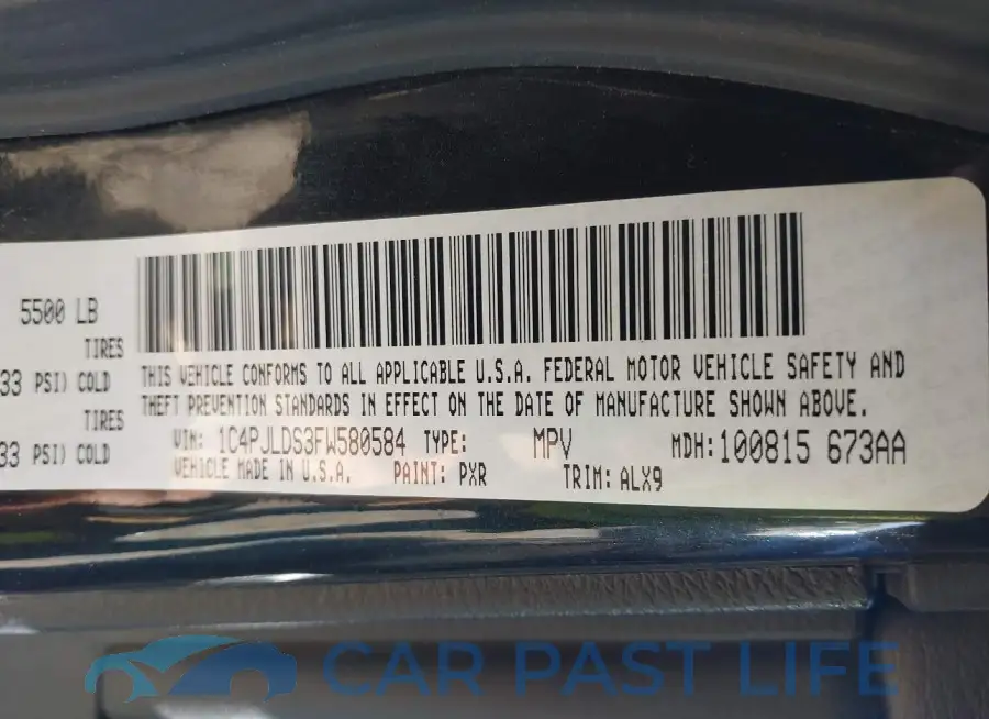 1C4PJLDS3FW580584# 9