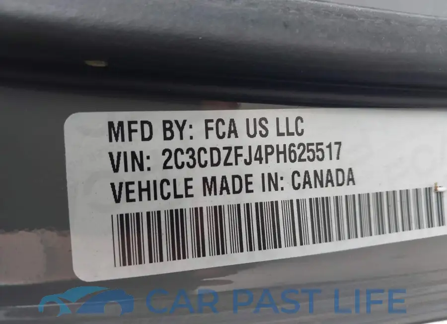 2C3CDZFJ4PH625517# 9