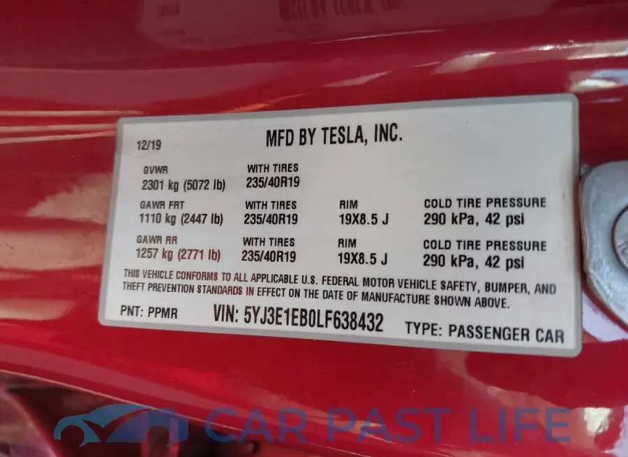 5YJ3E1EB0LF638432# 9
