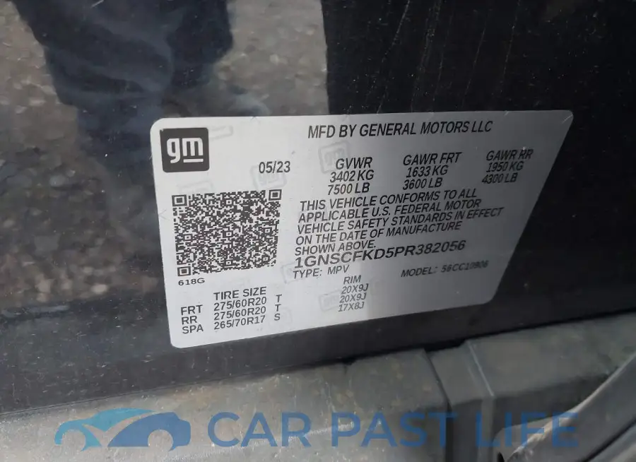 1GNSCFKD5PR382056# 9