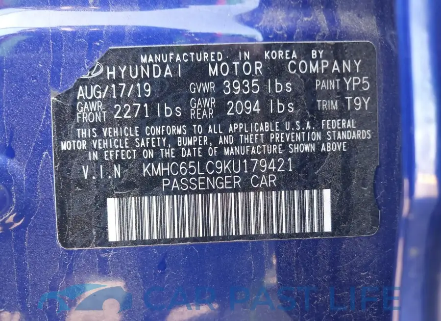 KMHC65LC9KU179421# 9