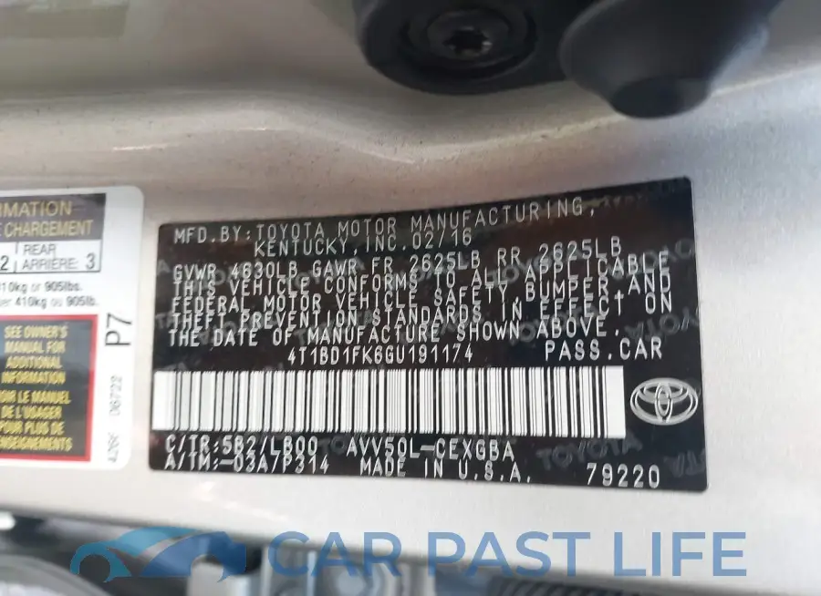 4T1BD1FK6GU191174# 9
