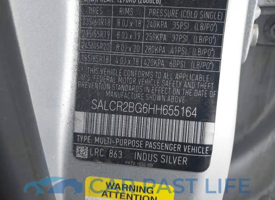 SALCR2BG6HH655164# 9
