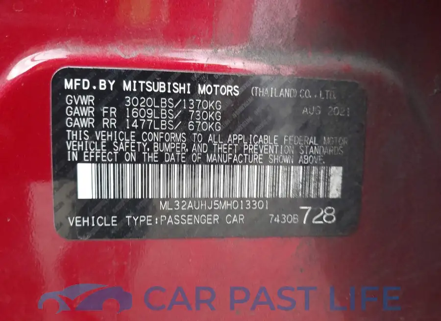 ML32AUHJ5MH013301# 9