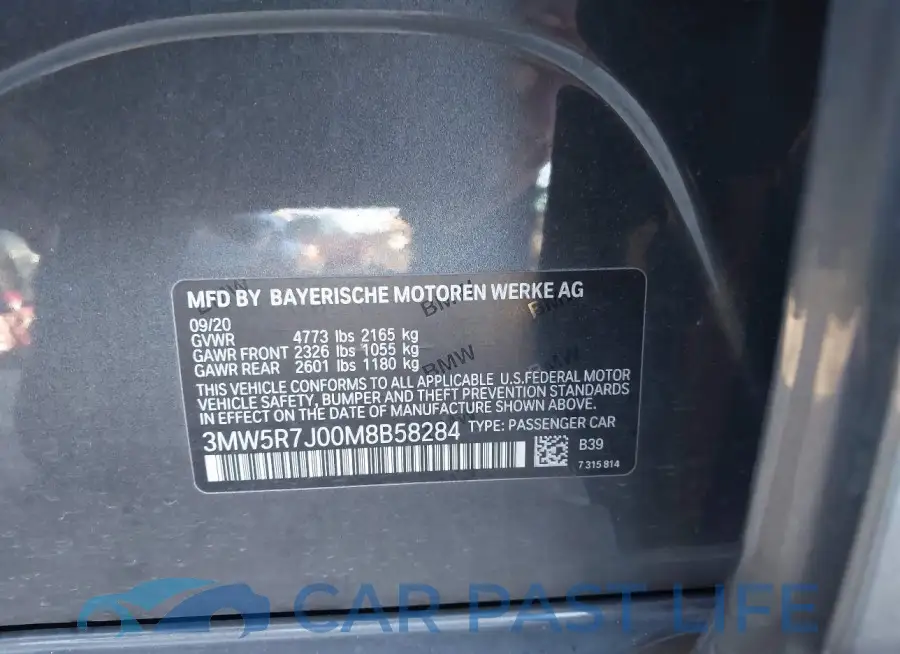 3MW5R7J00M8B58284# 9
