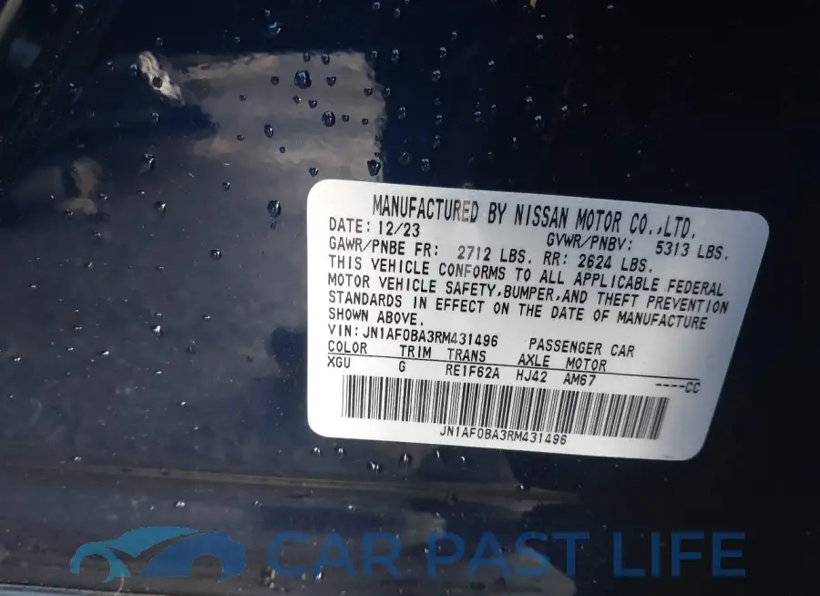 JN1AF0BA3RM431496# 9