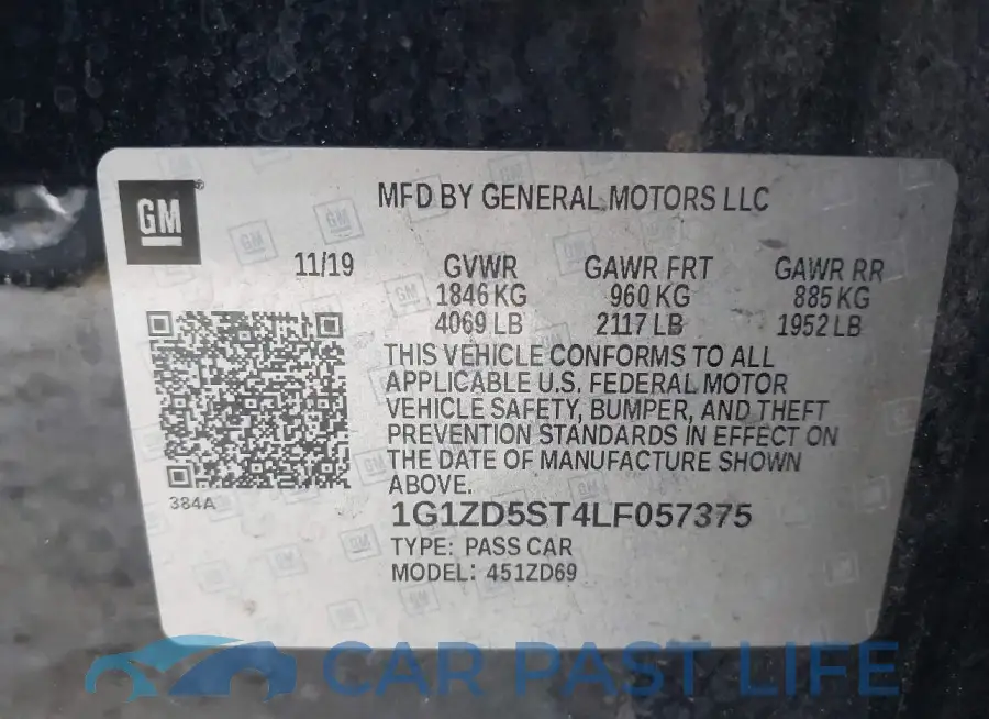 1G1ZD5ST4LF057375# 9