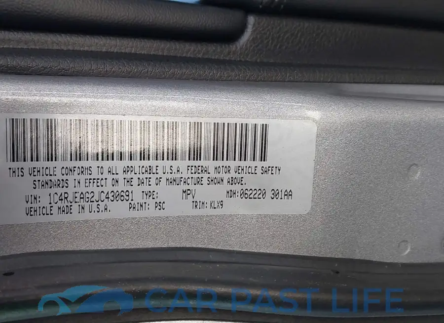 1C4RJEAG2JC430691# 9