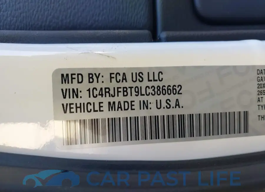 1C4RJFBT9LC386662# 9