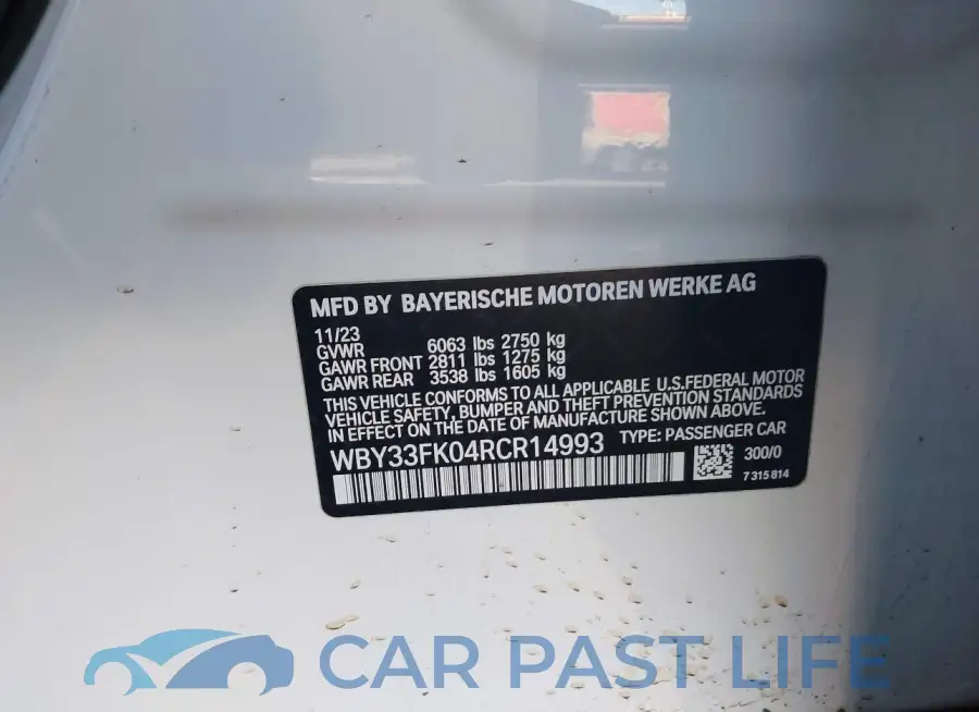 WBY33FK04RCR14993# 9