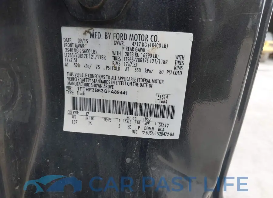 1FTRF3B63GEA89441# 8