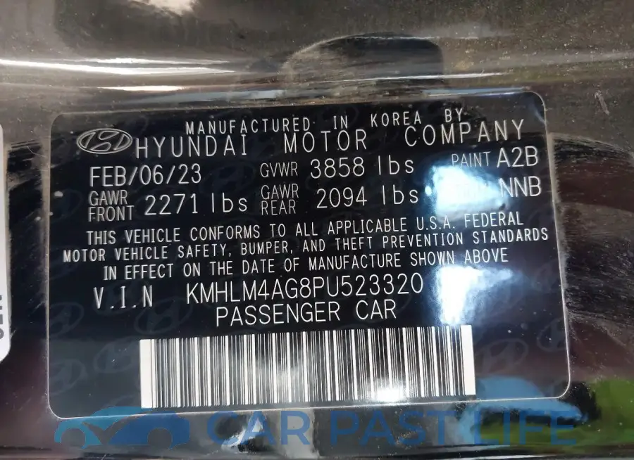 KMHLM4AG8PU523320# 9