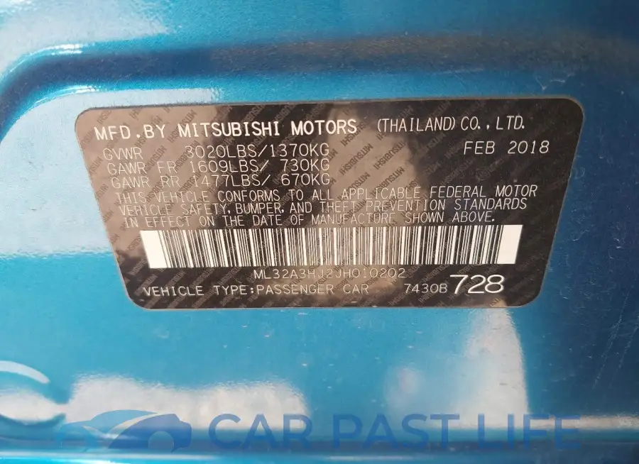 ML32A3HJ2JH010202# 9