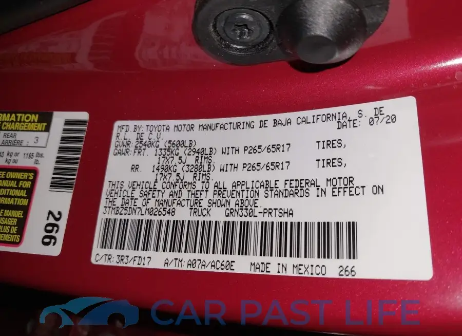 3TMBZ5DN7LM026548# 9