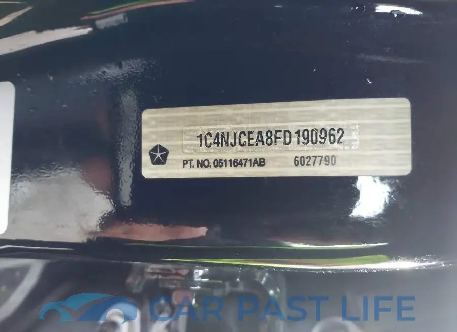 1C4NJCEA8FD190962# 9