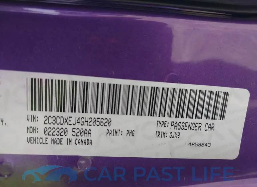 2C3CDXEJ4GH205620# 9