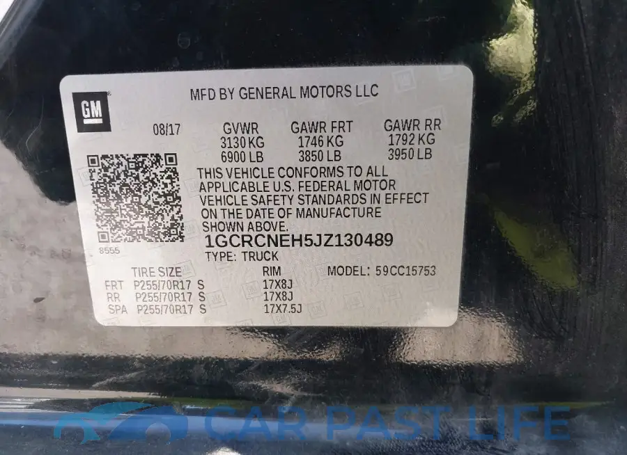 1GCRCNEH5JZ130489# 9