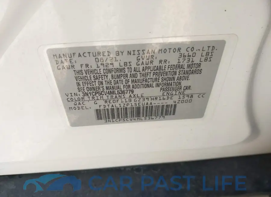 3N1CP5CV4ML536779# 9