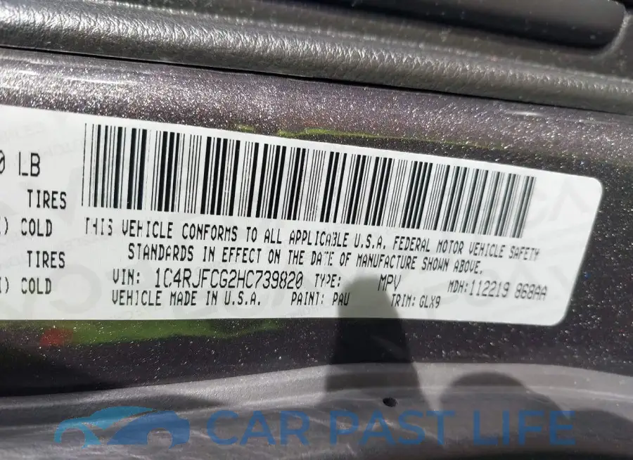 1C4RJFCG2HC739820# 9