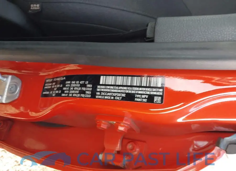 ZACCJABT3GPD97392# 9