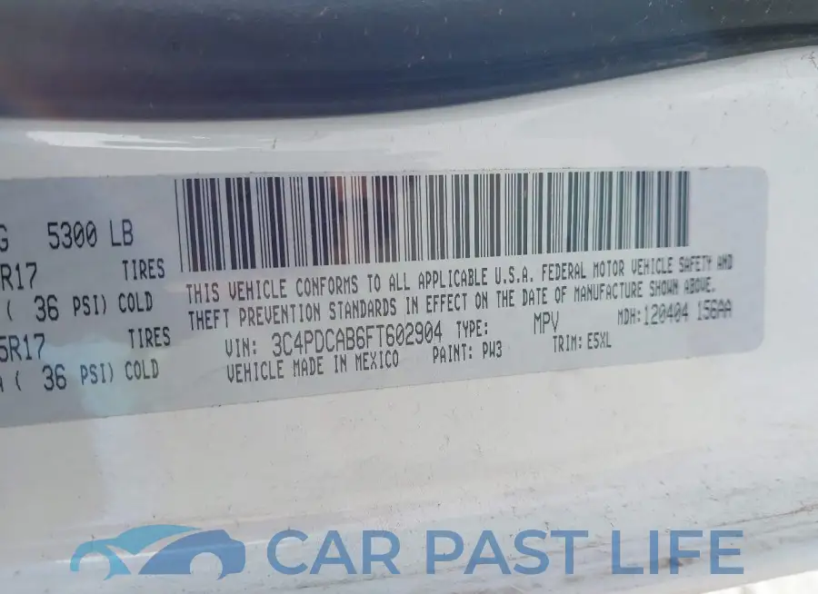 3C4PDCAB6FT602904# 9