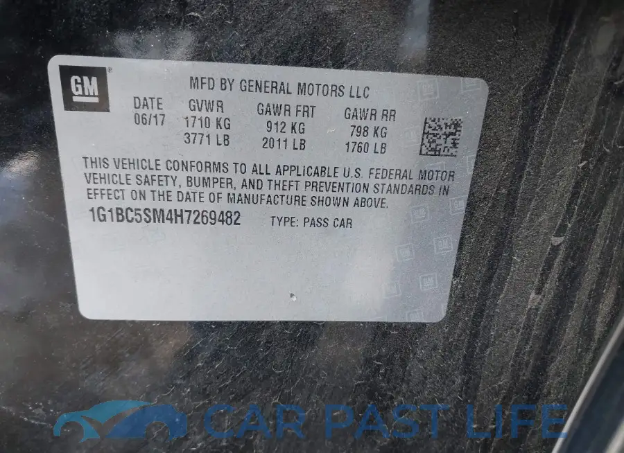 1G1BC5SM4H7269482# 9