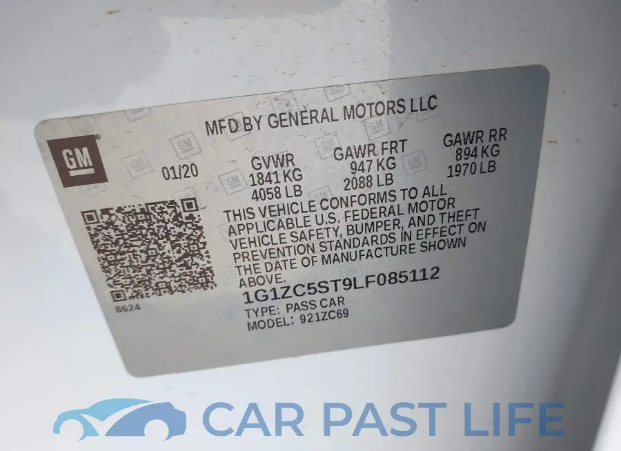1G1ZC5ST9LF085112# 9
