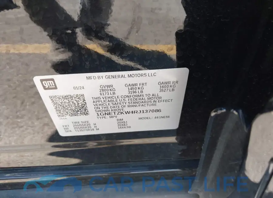 1GNETZKW4RJ137086# 9