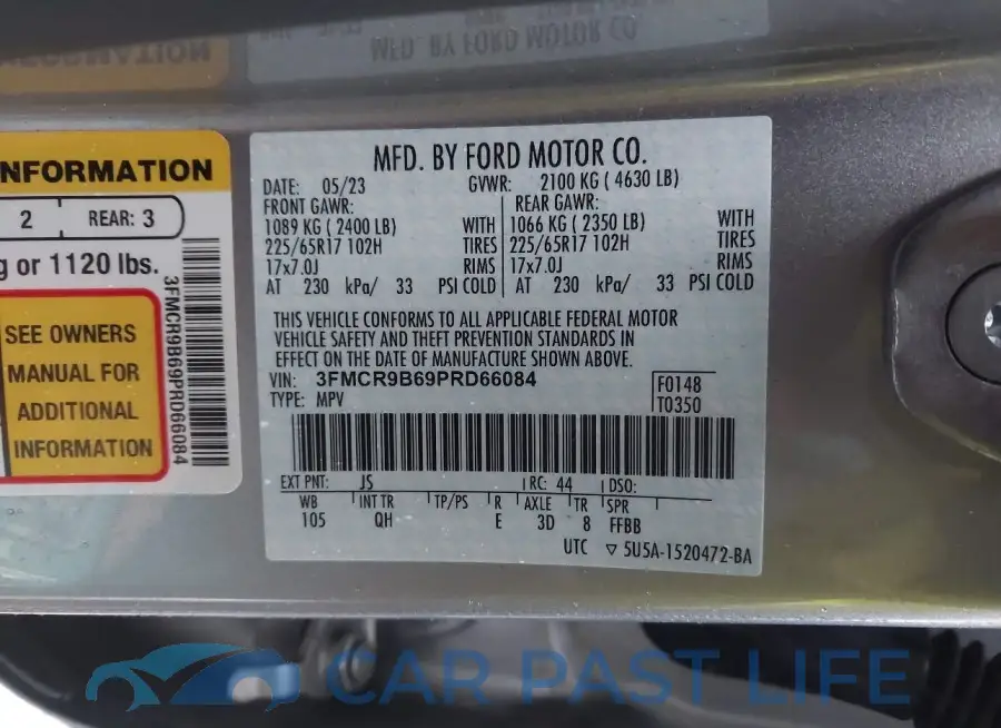 3FMCR9B69PRD66084# 9
