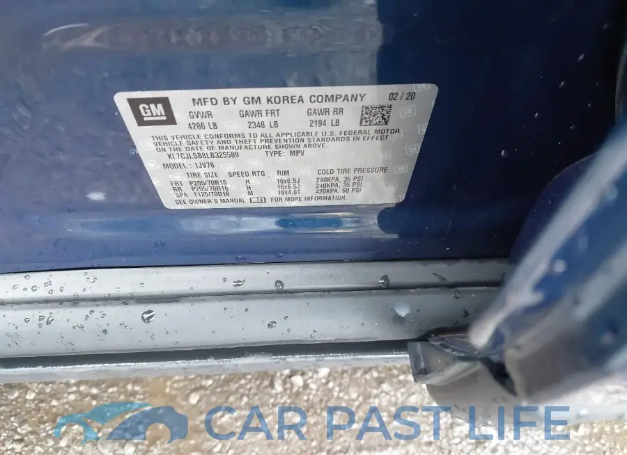 KL7CJLSB8LB325589# 9