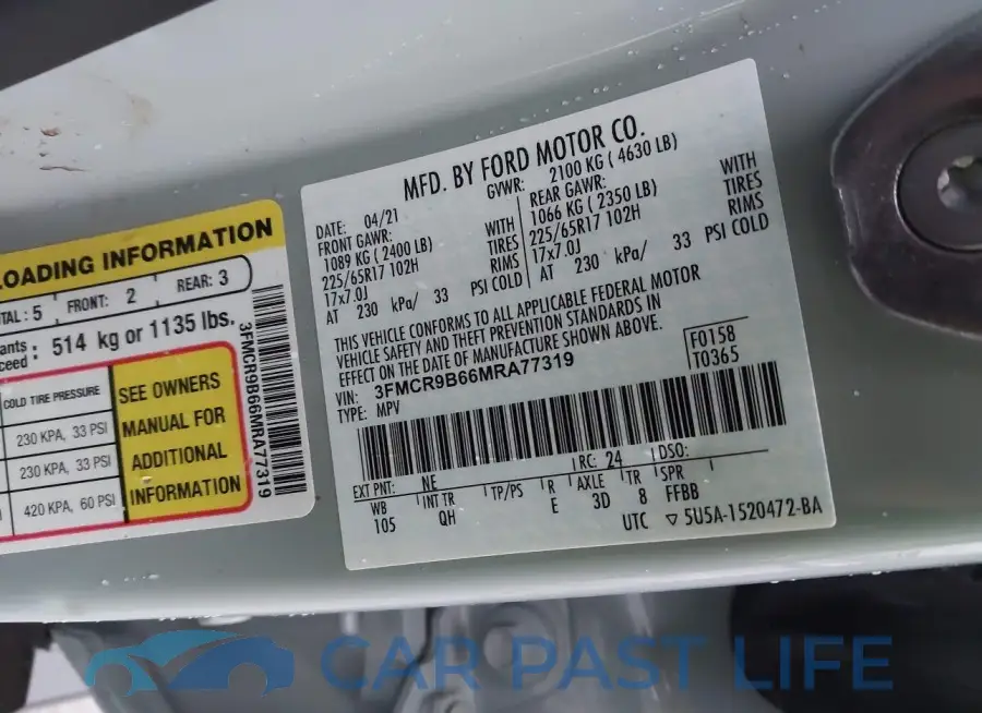 3FMCR9B66MRA77319# 9