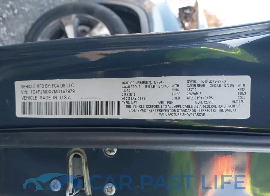 1C4PJMDX7MD167979# 9