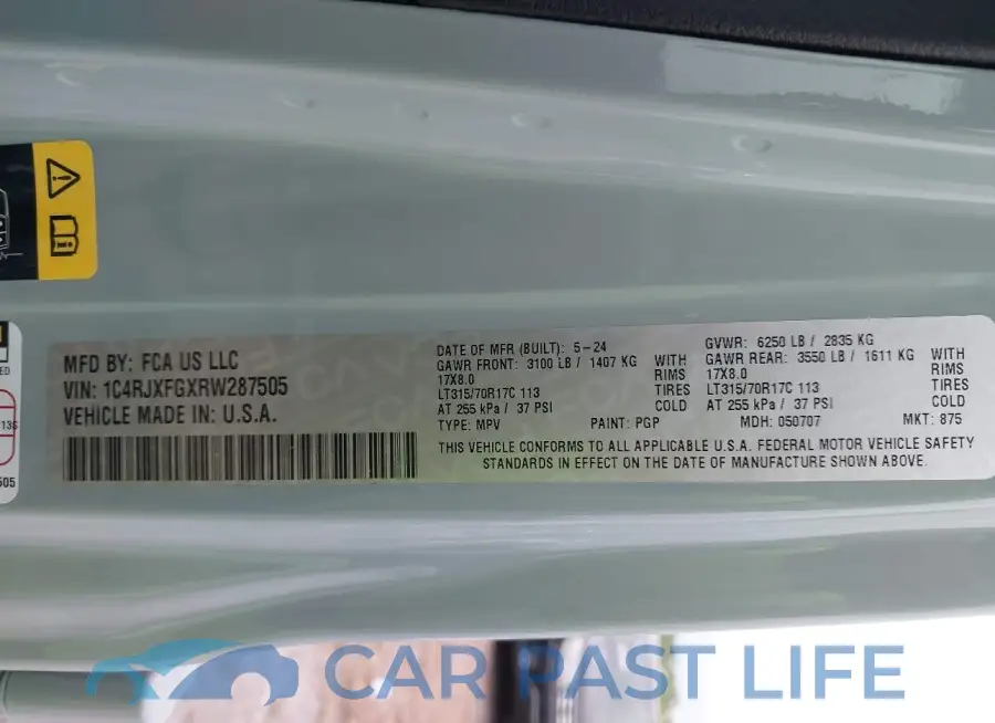 1C4RJXFGXRW287505# 9
