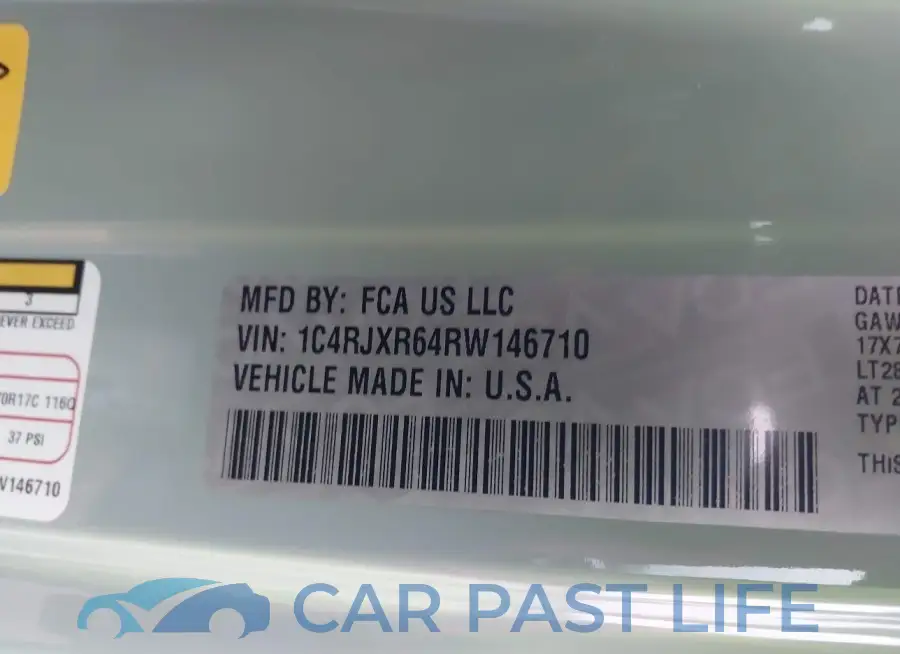 1C4RJXR64RW146710# 9