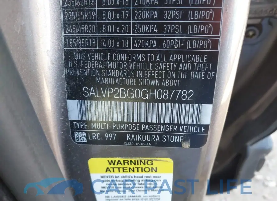 SALVP2BG0GH087782# 9