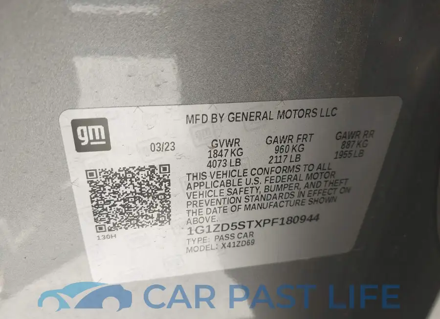 1G1ZD5STXPF180944# 9
