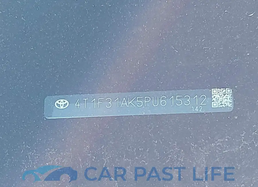 4T1F31AK5PU615312# 9
