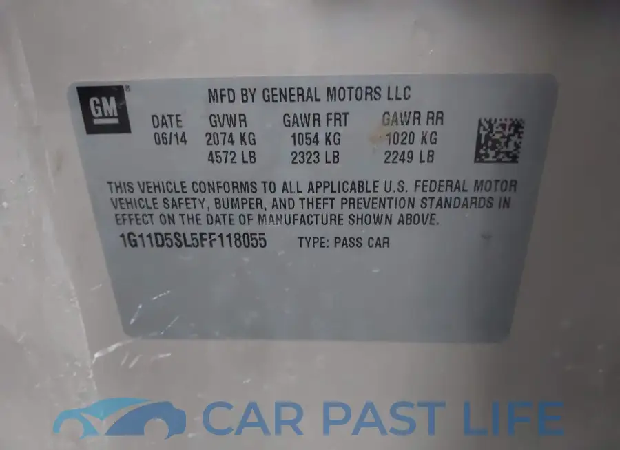 1G11D5SL5FF118055# 9