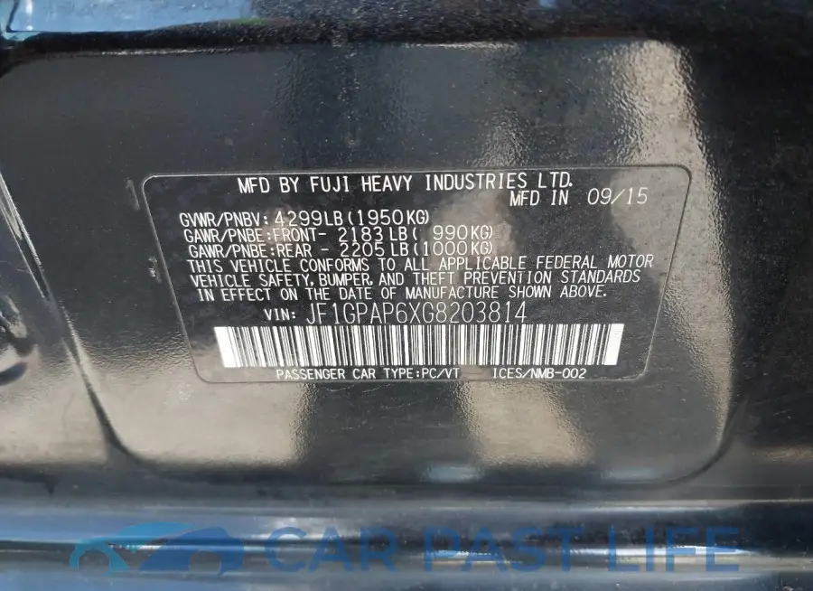 JF1GPAP6XG8203814# 9