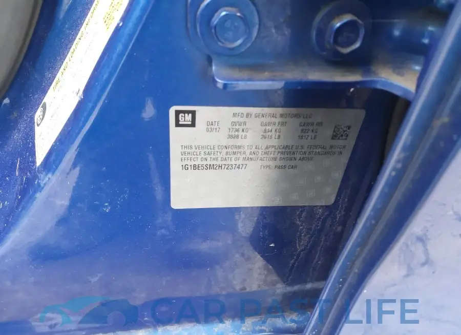 1G1BE5SM2H7237477# 9