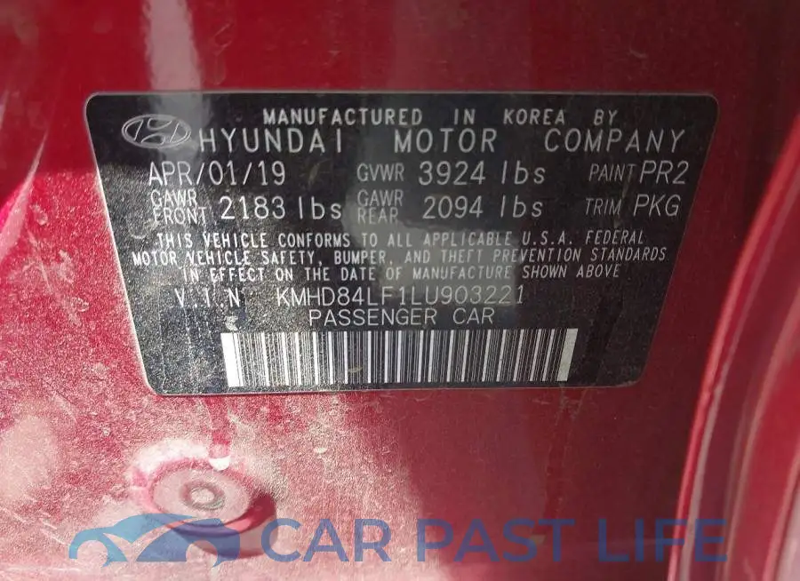 KMHD84LF1LU903221# 9