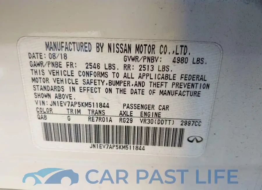 JN1EV7AP5KM511844# 9