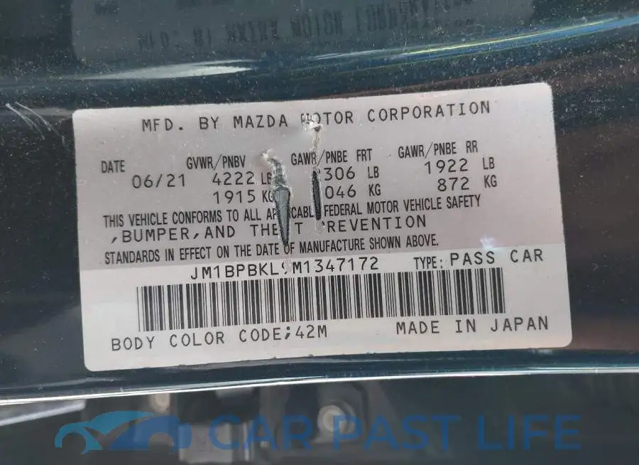 JM1BPBKL9M1347172# 9