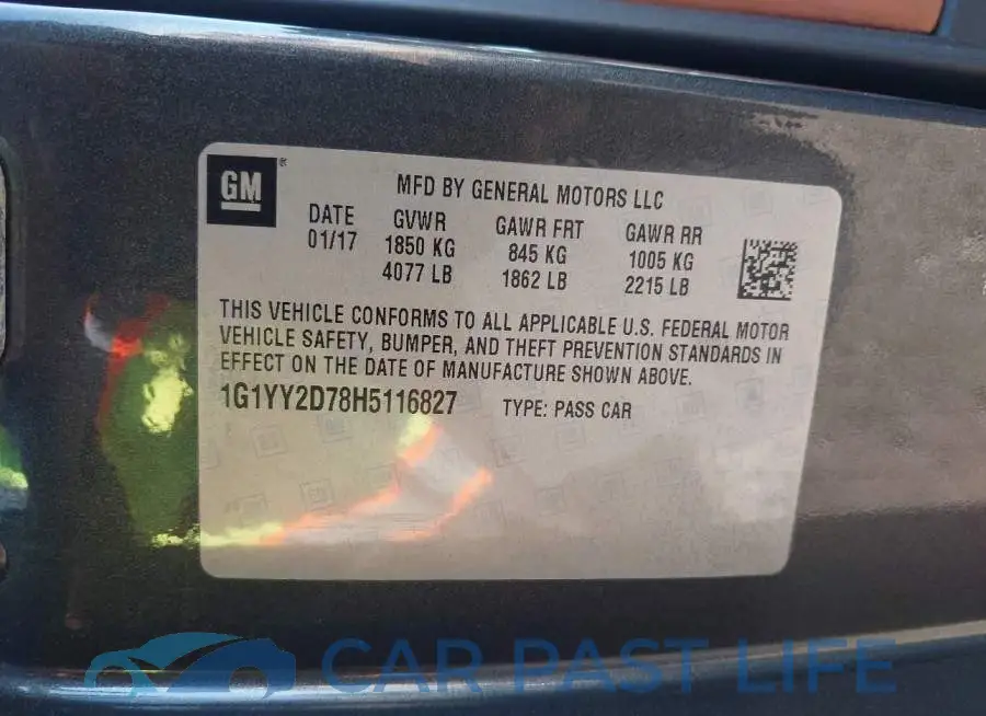 1G1YY2D78H5116827# 9