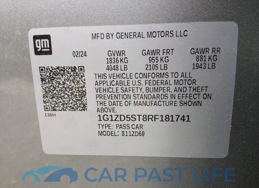 1G1ZD5ST8RF181741# 9